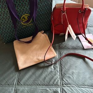 Tory Burch Red Crossbody Bag